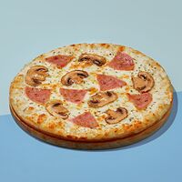 Пицца «Ветчина и грибы» 24 см