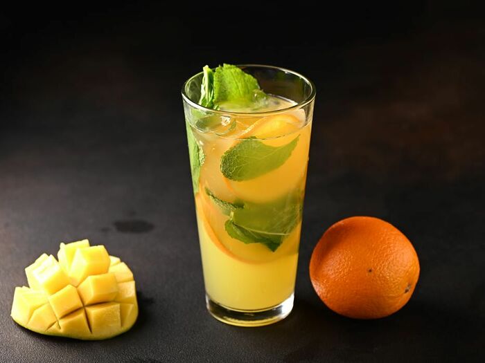 Домашний лимонад Апельсин и манго