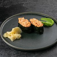 Острые суши с крабом