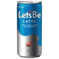 Холодный латте в банке Lotte Lets Be Latte