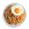 Фото к позиции меню Рис по-тайски с курицей и яйцом