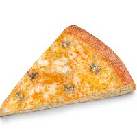 Пицца Три сыра кусочек