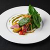 Фото к позиции меню Теплый салат с говядиной и печеными овощами