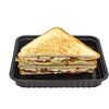 Фото к позиции меню Сэндвич с куриной грудкой и соусом цезарь