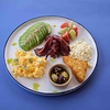 Фото к позиции меню Завтрак у Босфора с пастрами индейка