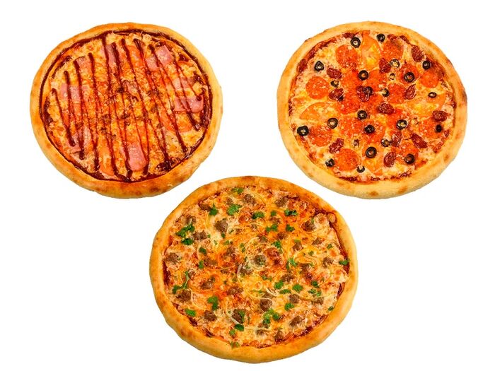 Три пиццы