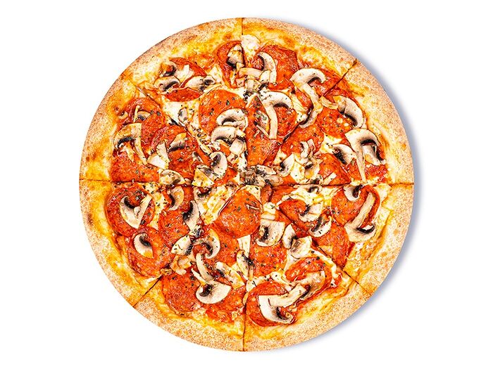 Пицца Пеперони и грибы