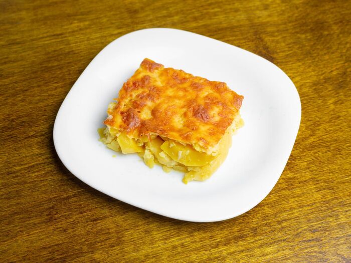 Запеченный картофель с сыром моцарелла