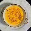 Фото к позиции меню Крем-суп из батата с креветкой