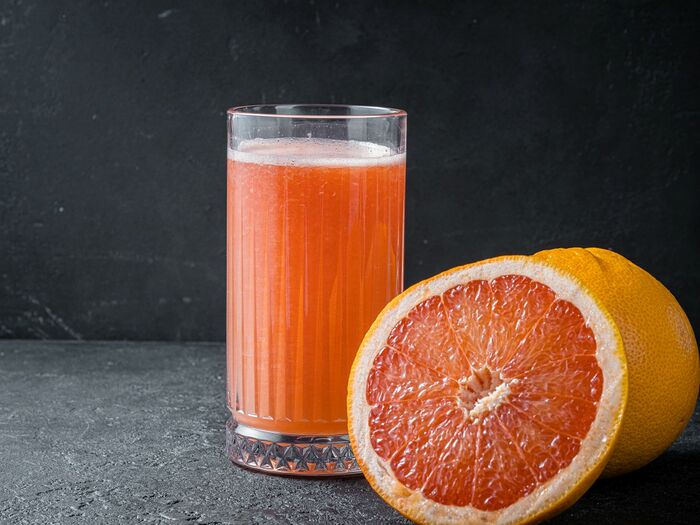 Свежевыжатый сок грейпфрутовый
