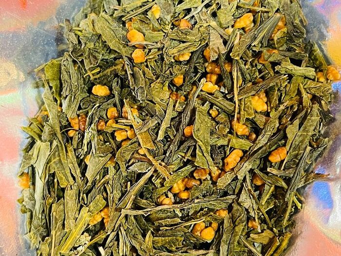 Генмайча, чай листовой зеленый