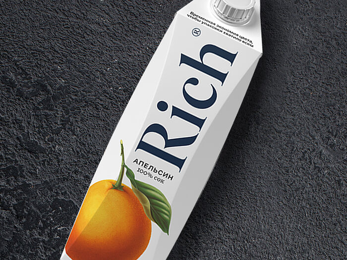 Сок Rich апельсиновый 1 л