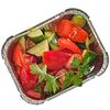 Фото к позиции меню Салат из свежих огурцов помидоров и болгарского перца