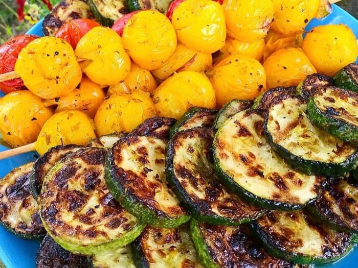 Бакинские овощи на мангале