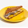 Фото к позиции меню Сэндвич с сельдью и корнишонами