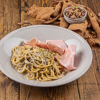 Спагетти с Мортаделлой и трюфелем