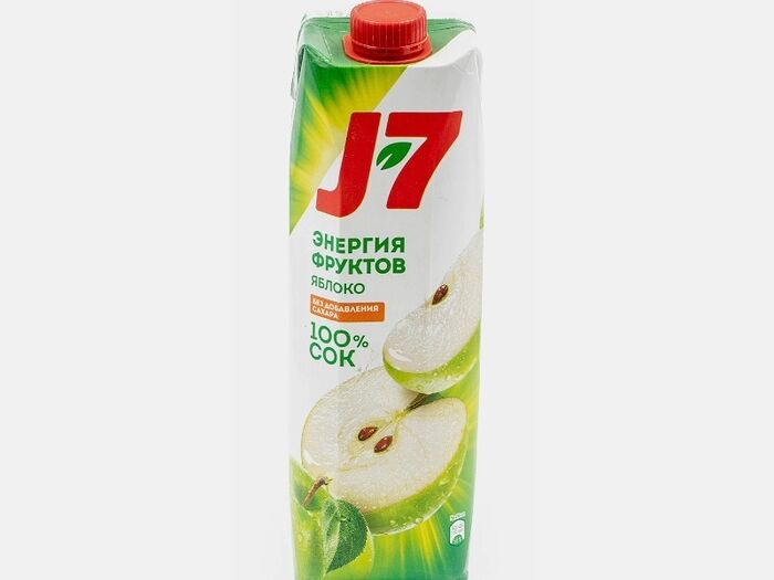 Сок J7 Зелёное яблоко