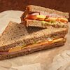 Фото к позиции меню Двойной сэндвич с ветчиной и сыром