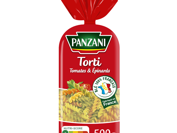 Panzani torti tomate épinards
