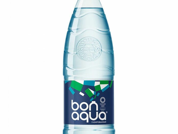 Вода BonАqua газированная