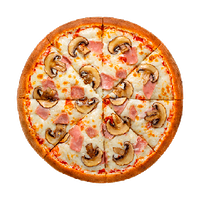 Пицца Грибная с ветчиной 25 см традиционное