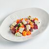 Фото к позиции меню Теплый салат из запеченных овощей с копченым тофу