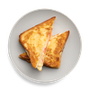 Фото к позиции меню Французский тост с сыром и томатами