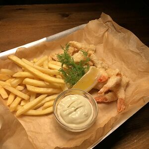 Fish & Shrimps with Chips