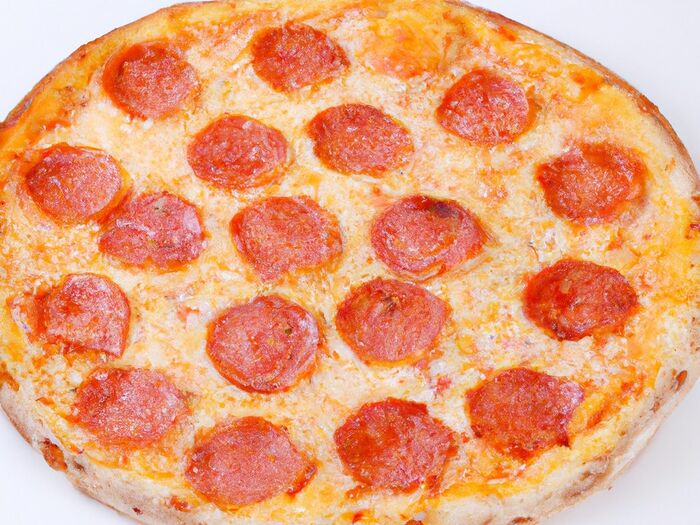 Пицца Пепперони с помидорами средняя