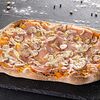 Фото к позиции меню Римская пицца Ветчина-грибы