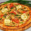 Фото к позиции меню Пицца Сочный цыпленок с овощами