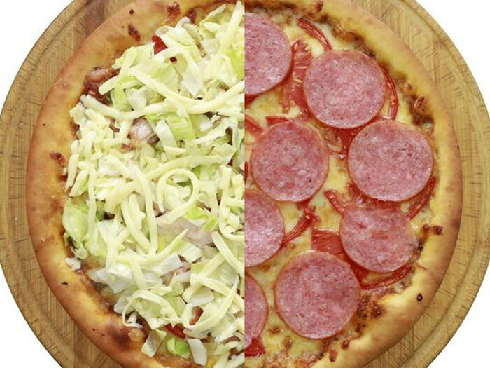 Пицца два вида