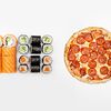 Фото к позиции меню Сет Малый 2 & пицца Пепперони