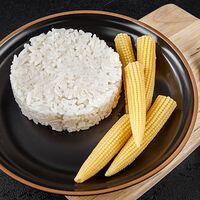 Рис с молодой кукурузой
