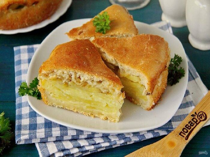 Мини-пирог с картофелем