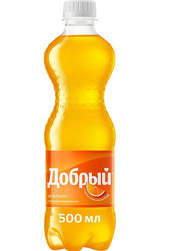 Напиток Добрый Апельсин с витамином С сильногазированный