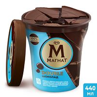Магнат double мороженое шоколадное