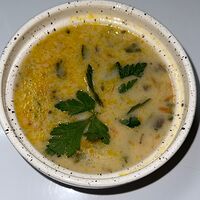 Суп грибной с сыром