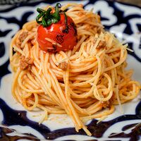 Спагетти с курочкой в сливочном соусе
