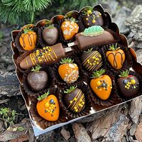 Набор Осенний, клубника в шоколаде