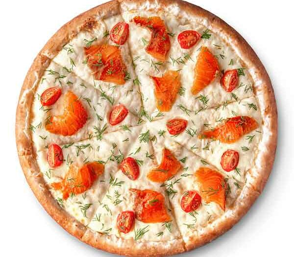 Пицца С лососем тонкое тесто большая (40см)