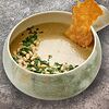 Фото к позиции меню Крем-суп из белых грибов и баклажанов