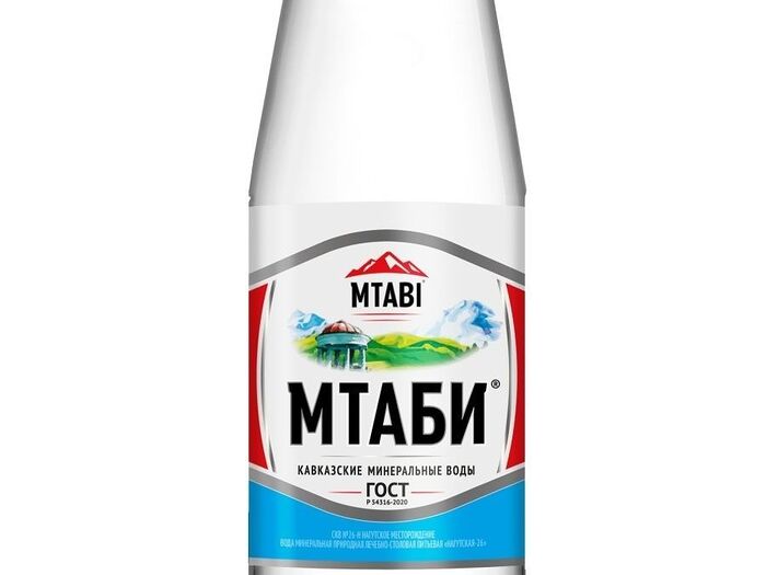Минеральная вода Мтаби с газом