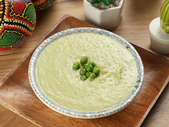 Суп из зелёного горошка