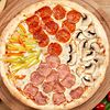 Фото к позиции меню Пицца четыре сезона с сырным бортом