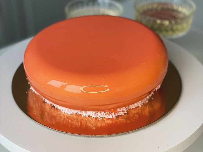 Муссовый торт Морковь-манго-сливочный сыр