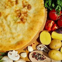 Осетинский пирог с картошкой и грибами